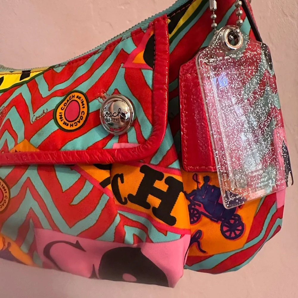 Coach Graffiti Shoulder Bag - Picture 2 of 6